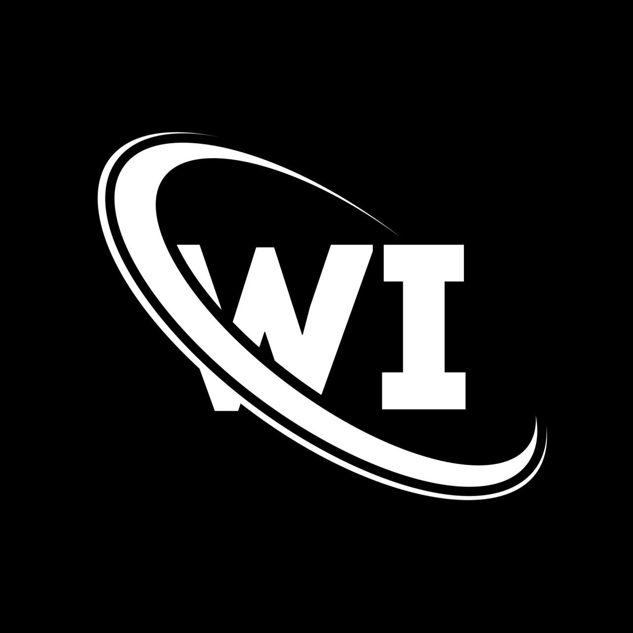 WI logo. W I design. White WI letter. WI letter logo design. Initial ... Wi fi smart switch